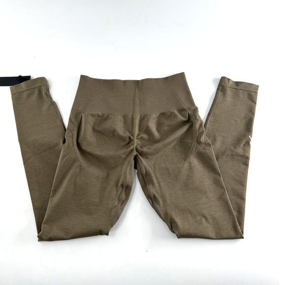 Oner Active Moss Brown Effortless Seamless Leggings Size S - Picture 6 of 8